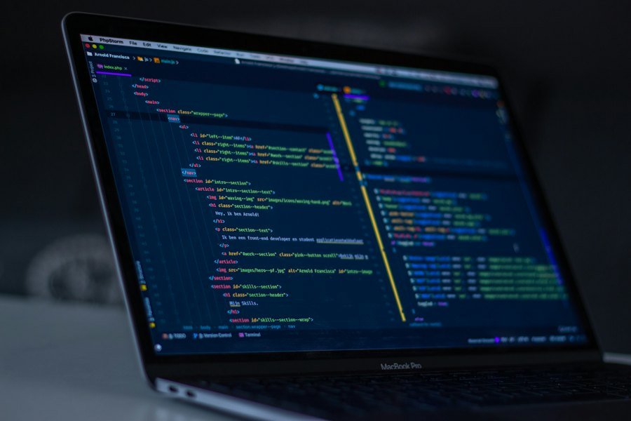 Custom software development code